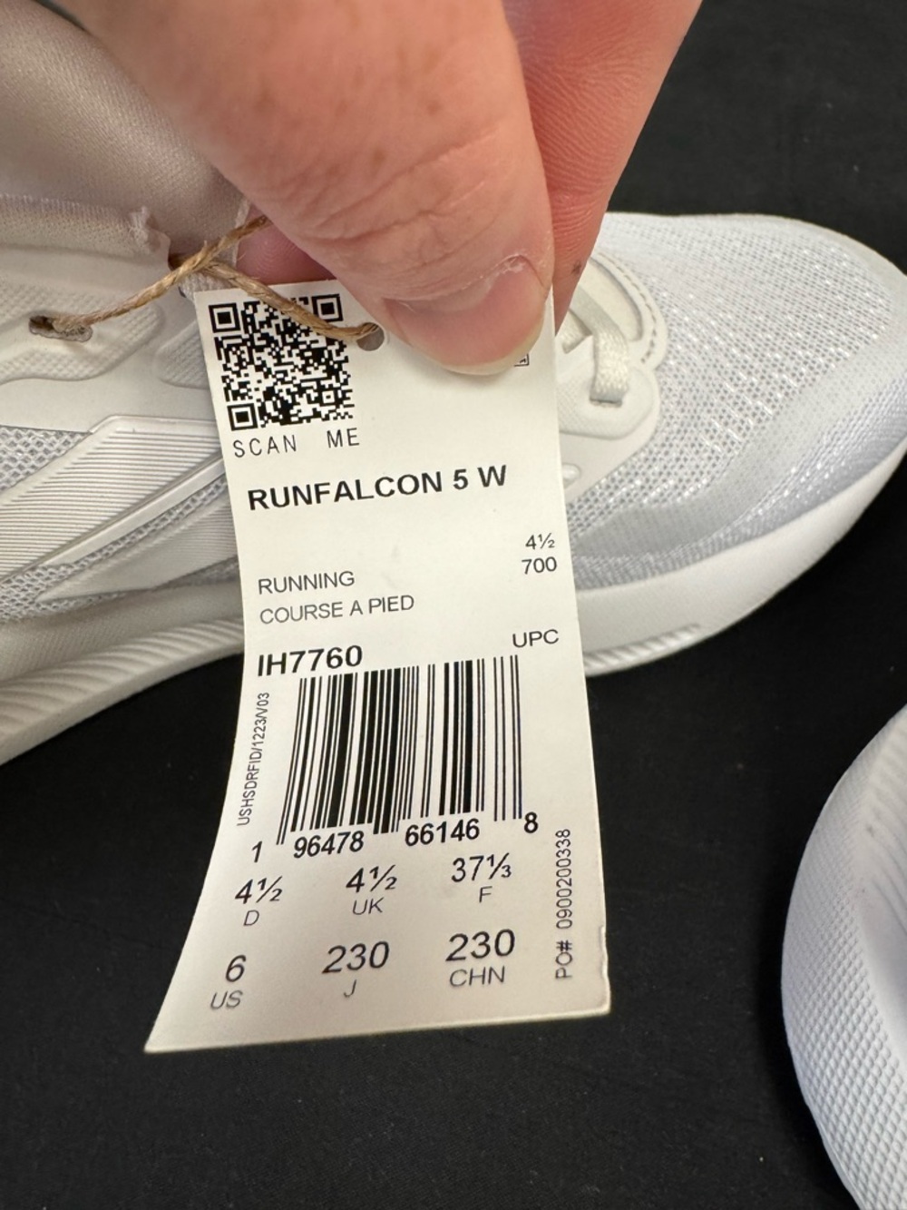 Adidas RUNFALCON 5 RUNNING SHOES - W6 - Picture 9 of 10